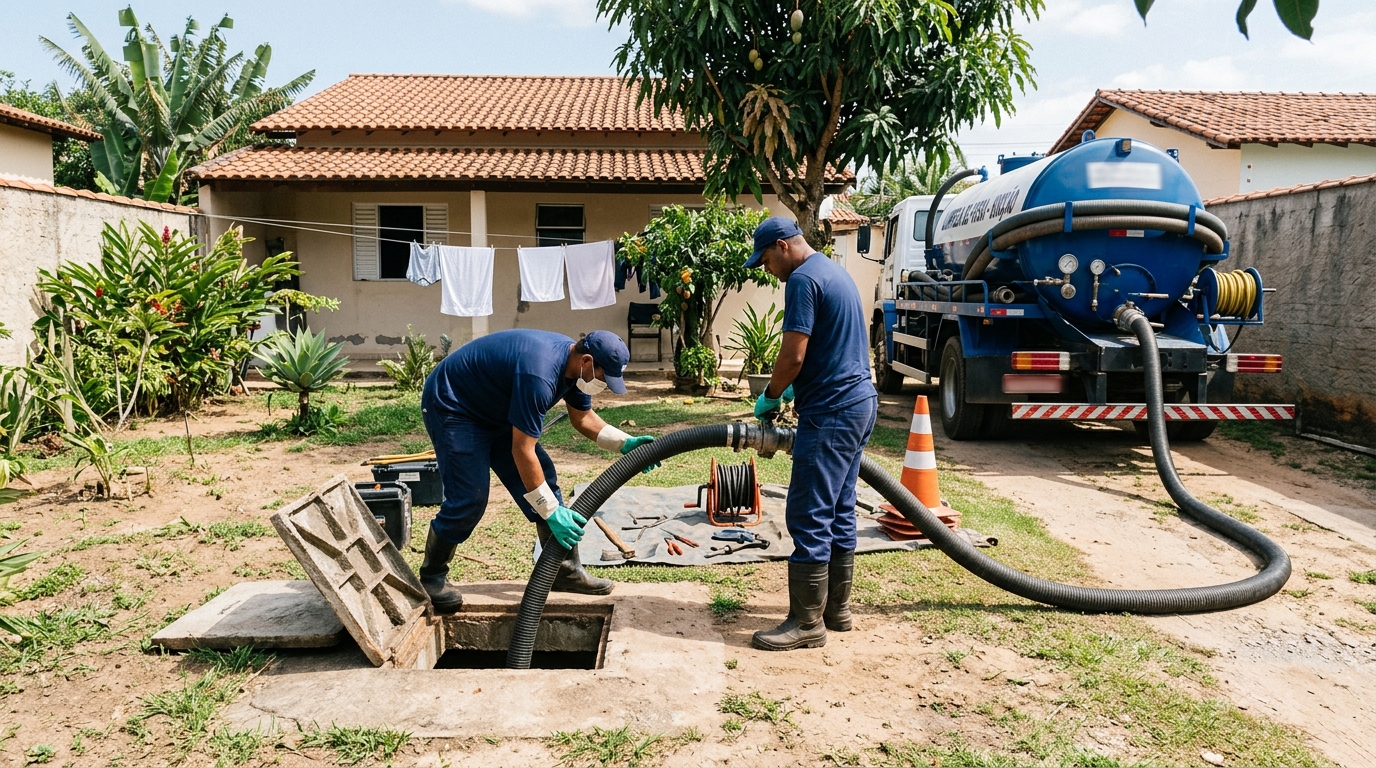 Limpeza de fossa séptica em Ribeirão Preto-SP